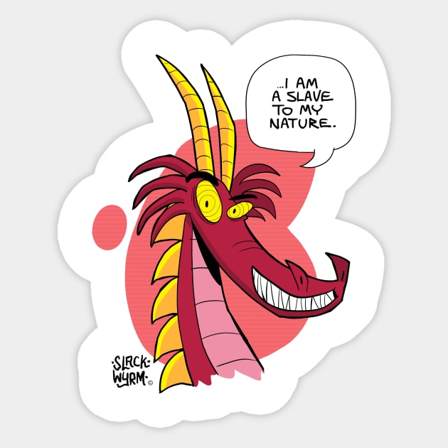 Gretch's Wicked Nature Sticker by Slack Wyrm